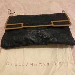 Stella McCartney Black Bag with Gold Trim